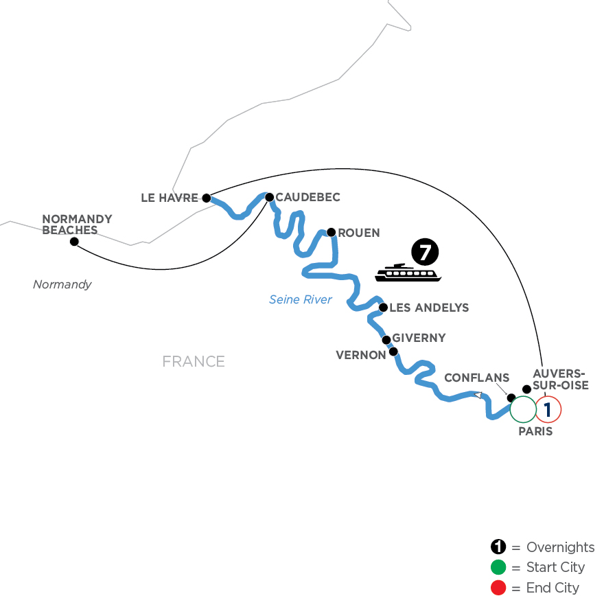 Seine River Itinerary 
